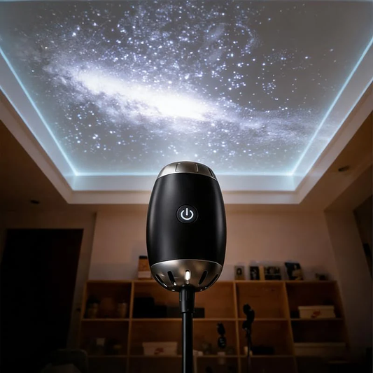 LuxOfera - lampka nocna LED z efektem gwieździstego nieba